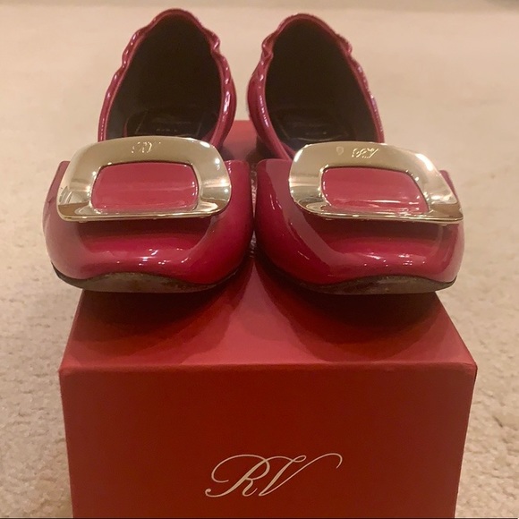 ROGER VIVIER Ballerine Chips Patent d’Orsay flats - Picture 10 of 15